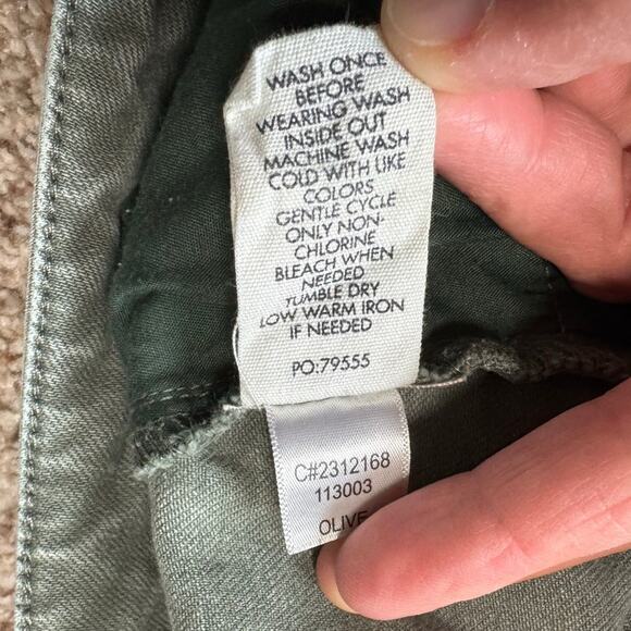 ARULA women's flare Jeans, size 14, stretchy & comfy, Green/Olive/Gray - Picture 8 of 9